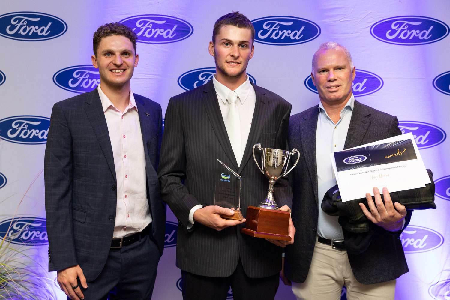 Three Rural Sports Awards recipients