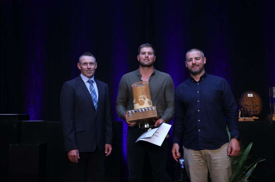 Jack Jordan receiving one of his awards