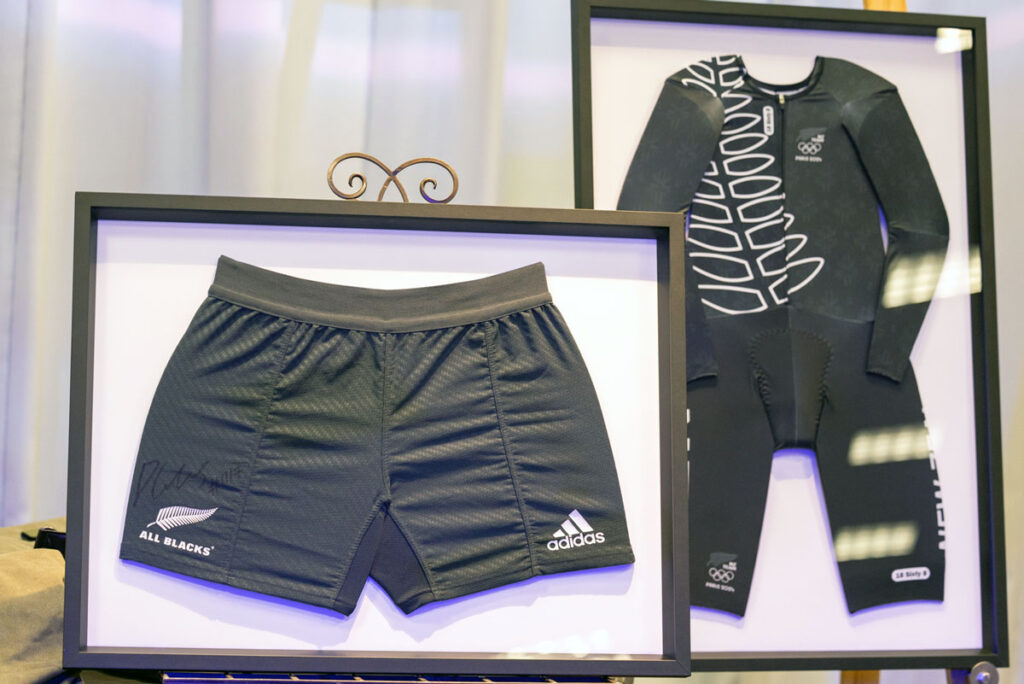 Framed Olympic gear