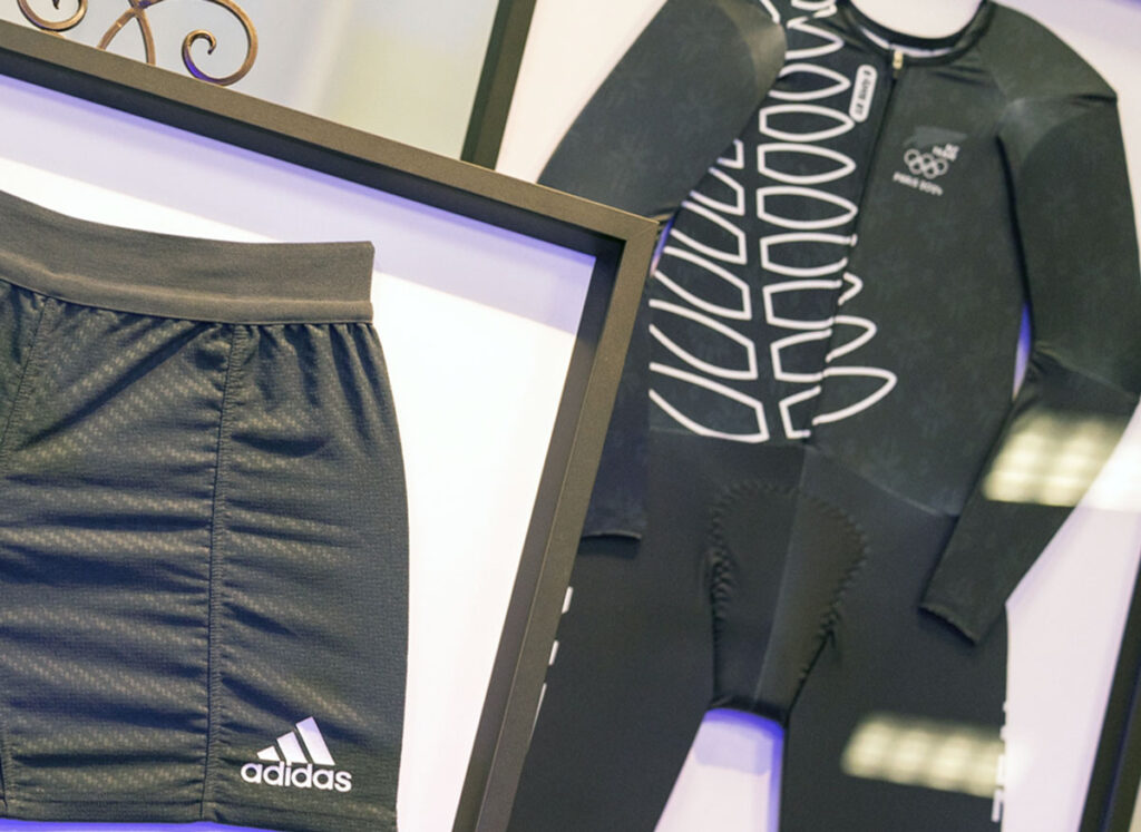 Framed NZ Olympic uniforms