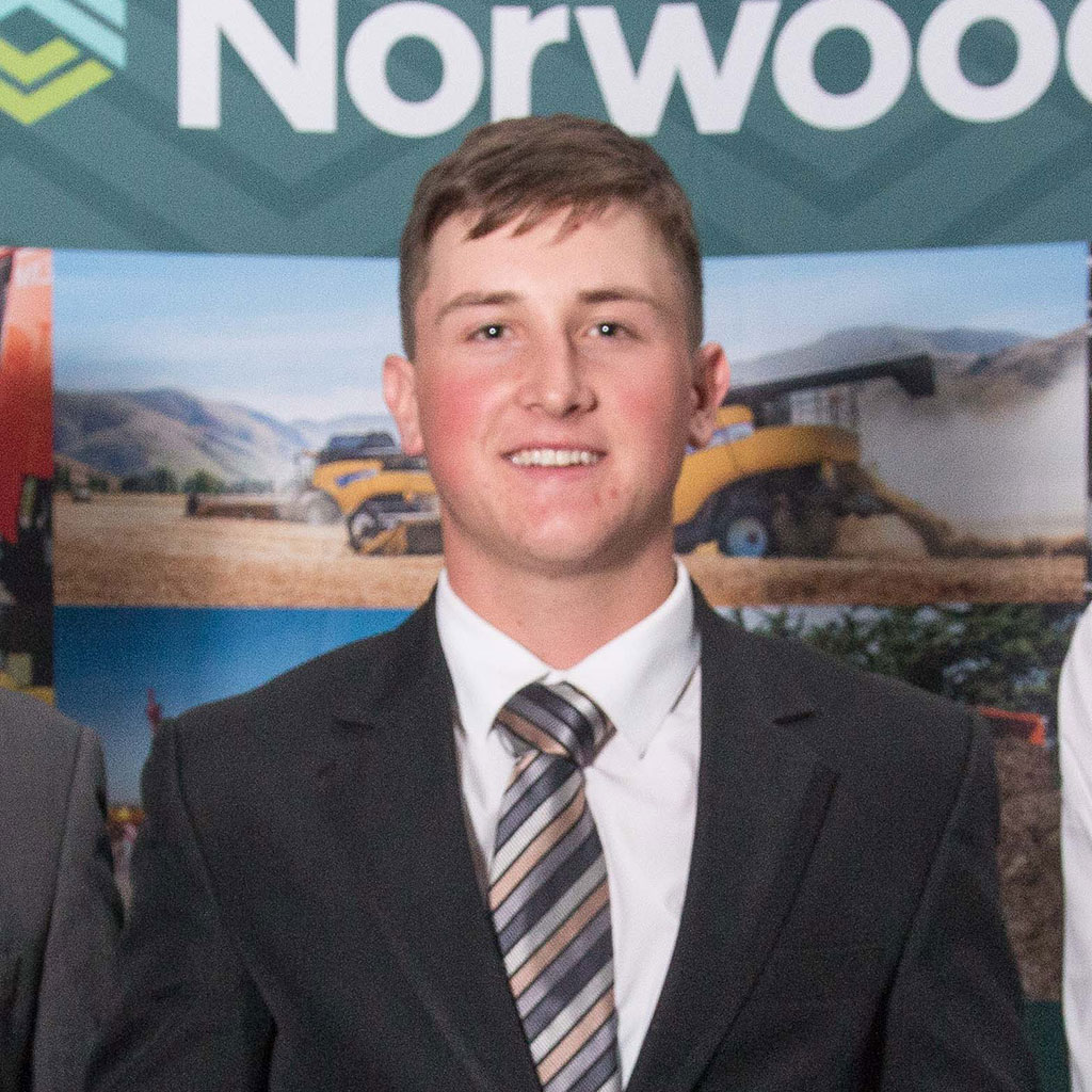 Headshot of Bradley McDowell at the NZ Rural Sports Awards
