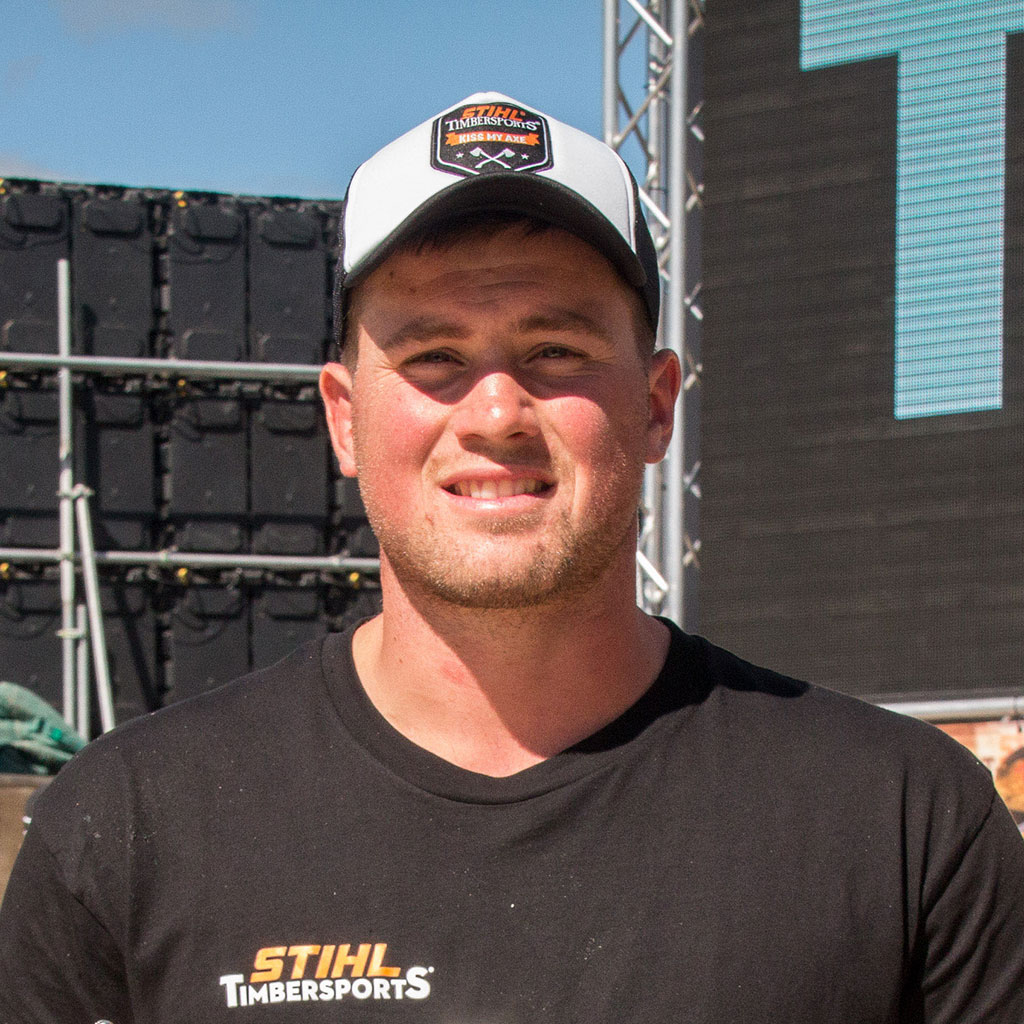 Jack Jordan holding a trophy at the 2023 NZ Rural Games